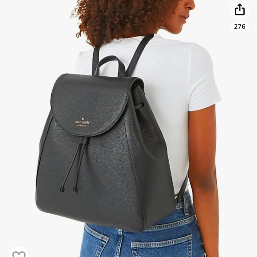 Kate spade black backpack